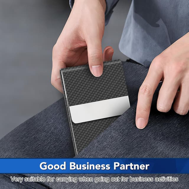 Thumbnail 6 de DMFLY Business Card Holder PU Leather 1pc