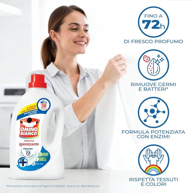 Thumbnail 1 de Omino Bianco Detersivo Igienizzante 2000 ml