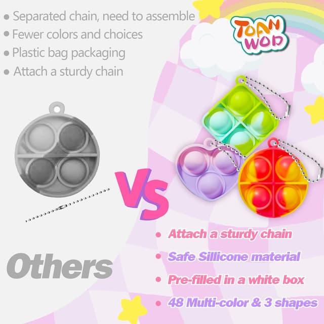 Thumbnail 2 de TOANWOD 48 PCS party bag fillers for kids