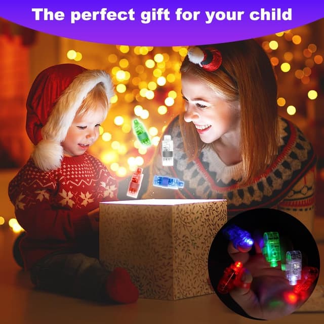 Thumbnail 5 de Ainiv 60PCS LED finger lights for parties 🎉