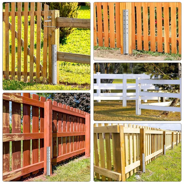 Detalle 2 de Fence post repair pack of 4 anchor spikes