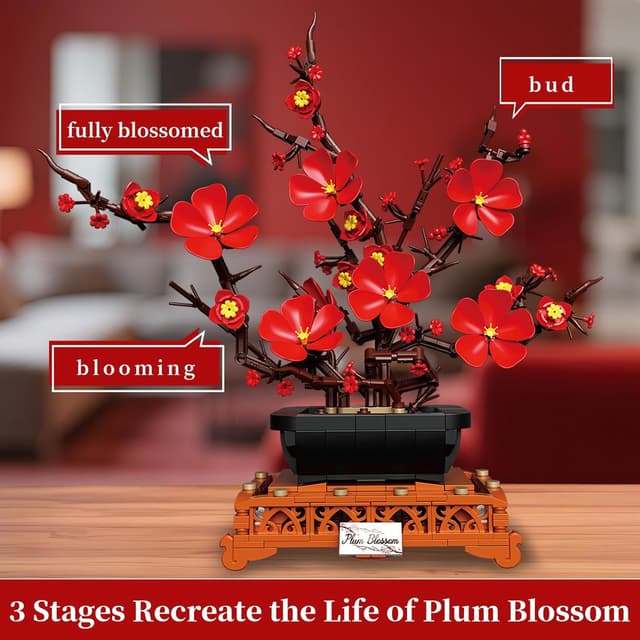 Thumbnail 2 de kiothdre Pflaumenblüte Bauset Blumen