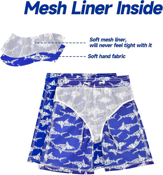 Detalle 2 de GENTABY Boys beach swim shorts