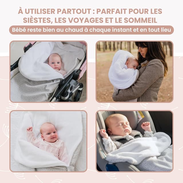 Thumbnail 4 de MIMUSELINA Nid d'ange 92x46 cm pour bébé