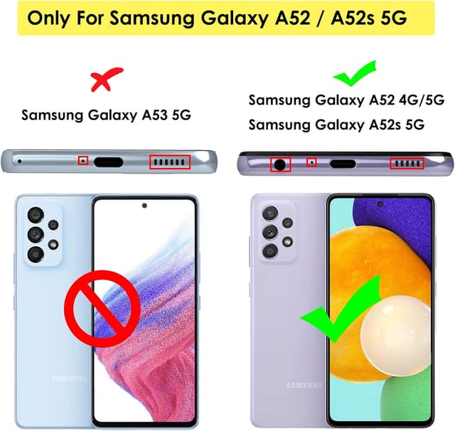 Detalle 2 de ZTOFERA Blumen Hülle für Samsung Galaxy A52 4G/5G und A52s 5G – weiche Silikon-Schutzhülle mit Kletterblumen Muster, Rosa