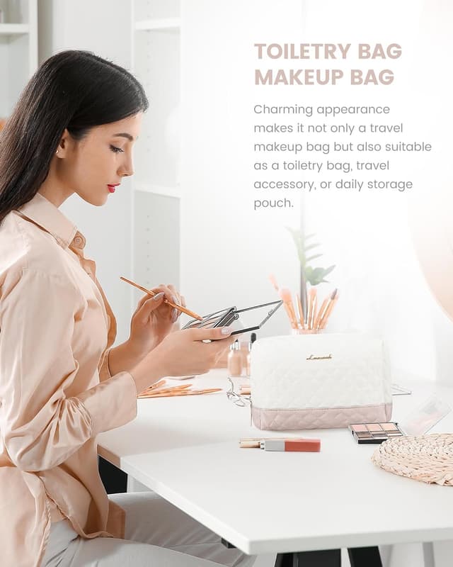 Detalle de LOVEVOOK Reisetasche Damen mit Schuhfach, Nassfach und gepolstertem Laptopfach (Cabin-/Handgepäck)