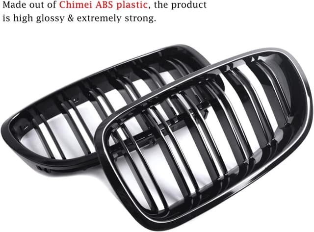 Thumbnail 6 de TOPTHAN Front-Kühlergrill für BMW 5er F10/F11 (Nieren) glänzend schwarz im M5-Style 2010–2017