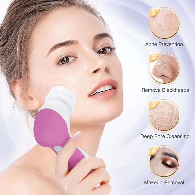 Detalle de COSLUS Spin Brush Face Cleansing 7-in-1