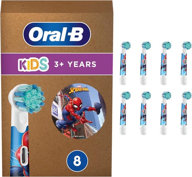 Imagen de Oral-B Kids Cabezales Recambio 🕷️ Spyder-Man Pack de 8 en OfertitasTOP
