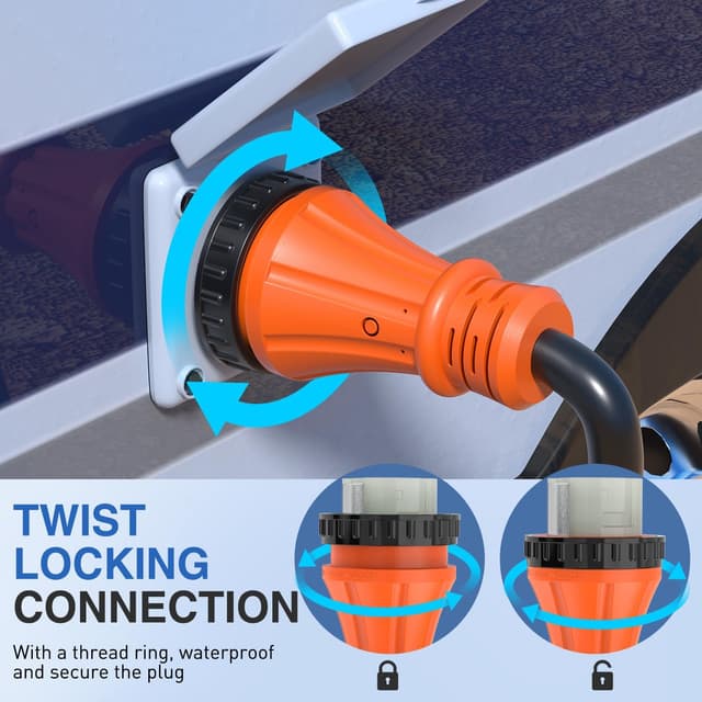 Thumbnail 6 de Nilight 50FT 50 Amp RV Locking Extension Cord