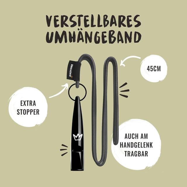 Thumbnail 2 de Rudelkönig Hundepfeife Rückruf