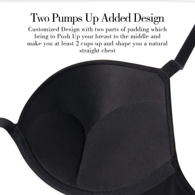 Thumbnail 6 de Wingslove Damen Super Push-Up-BH mit Bügel: Extrem gepolstert & Maximizer für kleine Brüste