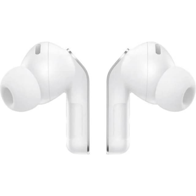 Detalle 2 de Samsung Galaxy Buds Pro blancos: auriculares inalámbricos Bluetooth con cancelación activa de ruido y control táctil