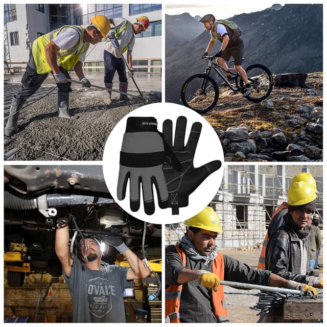 Thumbnail 3 de Safety Work Gloves XL padded palm protection