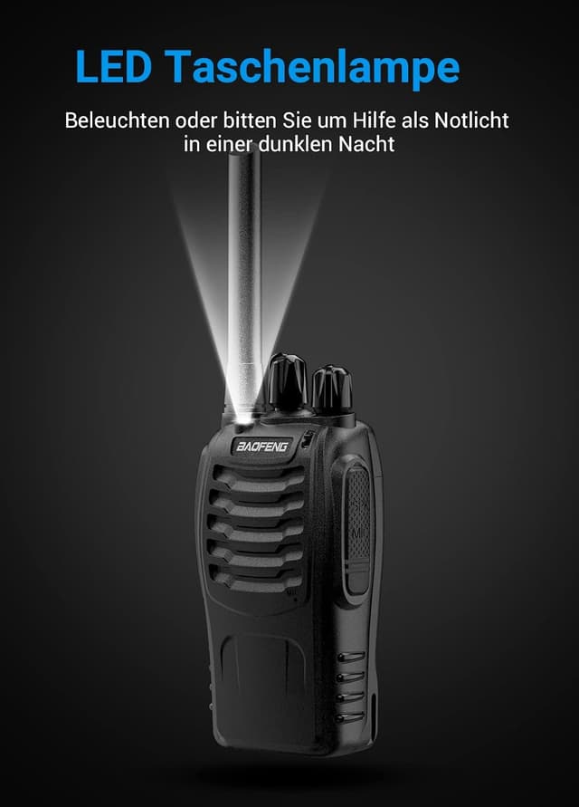 Thumbnail 6 de Professionelle Walkie-Talkies 3er Set mit 16 Kanälen 📡