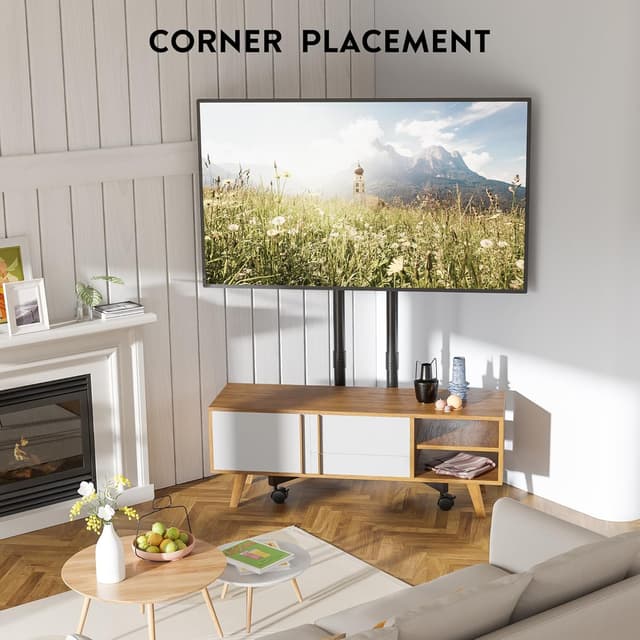 Thumbnail 6 de BONTEC Rolling TV Stand 32-75 inch