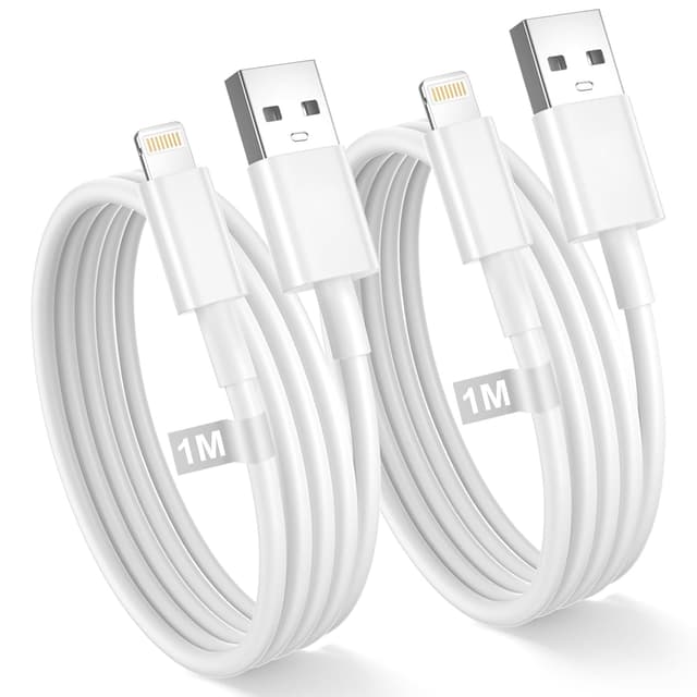 Detalle de Câble iPhone Lightning 1M 2Pack MFi