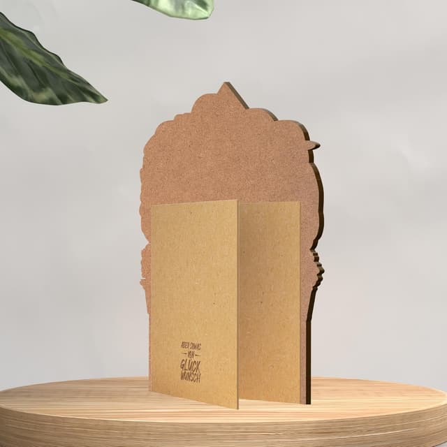 Thumbnail 6 de Holzkarte Einzug Geschenkkarte 3D