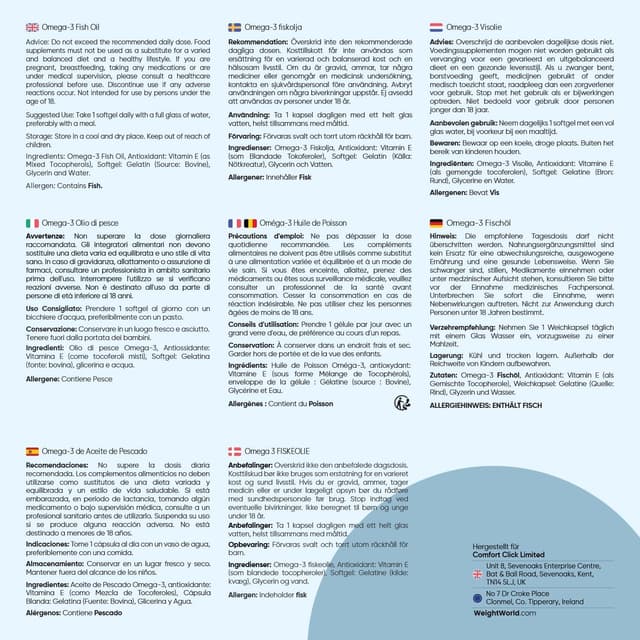 Thumbnail 4 de Omega 3 Ă–l Kapseln 400 đź’Š