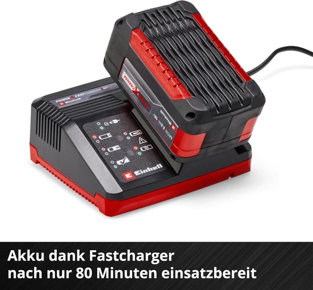 Detalle de Einhell Original Starter Kit 5,2 Ah Akku & Fastcharger Power X-Change (18 V) – für den Einstieg in das Power X-Change-System