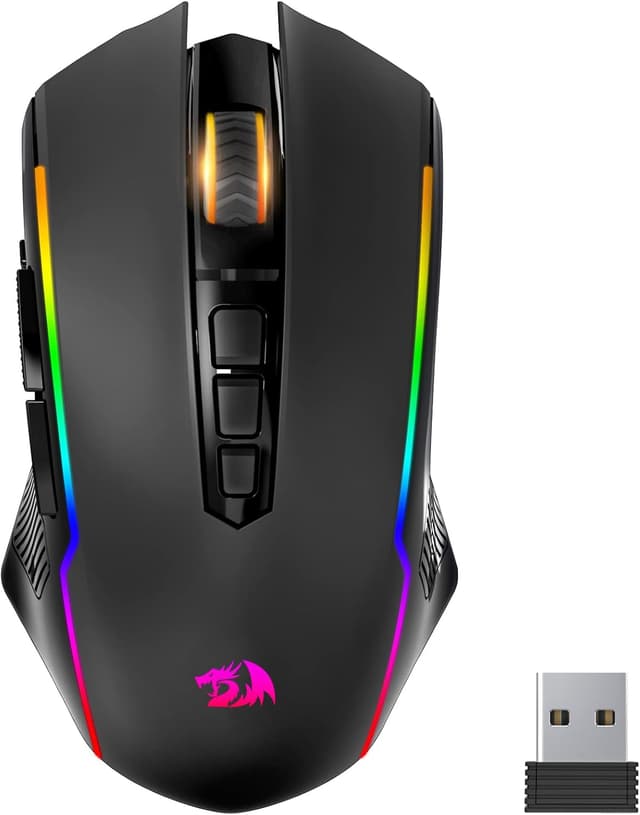 Detalle de Redragon Wireless Gaming Mouse 8000 DPI