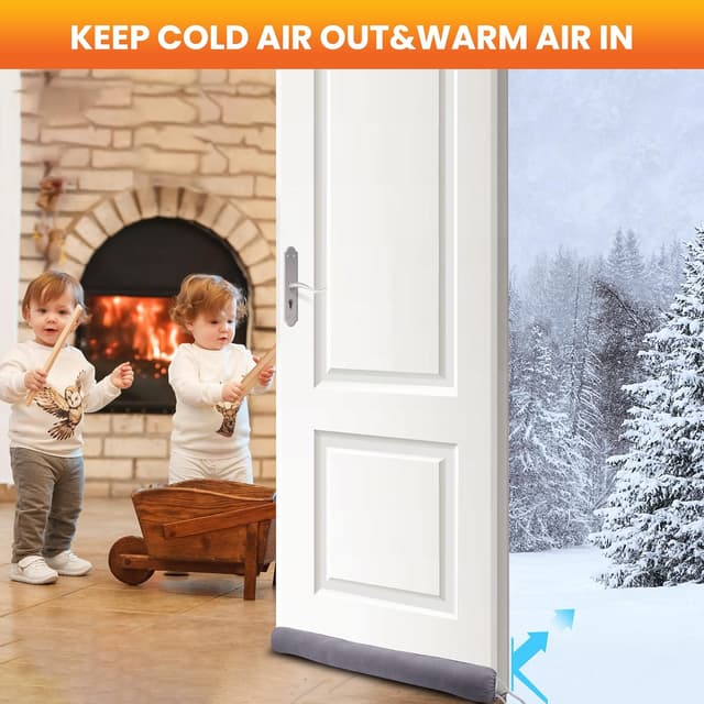 Thumbnail 3 de Door Draft Stopper 36-inch under-door weight for wind protection 🏠