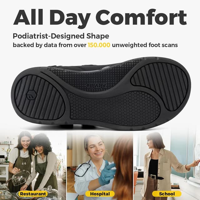 Thumbnail 6 de FitVille sandali comodi per piedi larghi