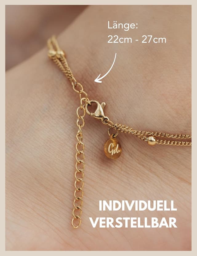 Detalle 2 de GOOD.designs EST. 2015 Fußkettchen Herz 22–27 cm 👣