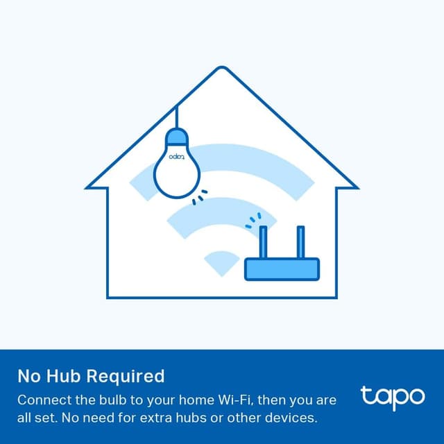 Thumbnail 4 de TP-Link Tapo L510B 8.3W B22 WiFi smart bulb