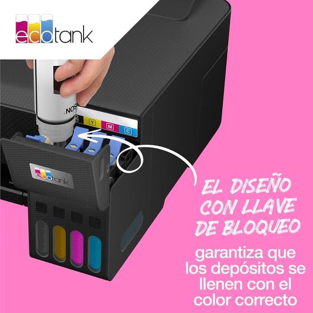 Detalle 2 de Epson EcoTank 104 tinta color