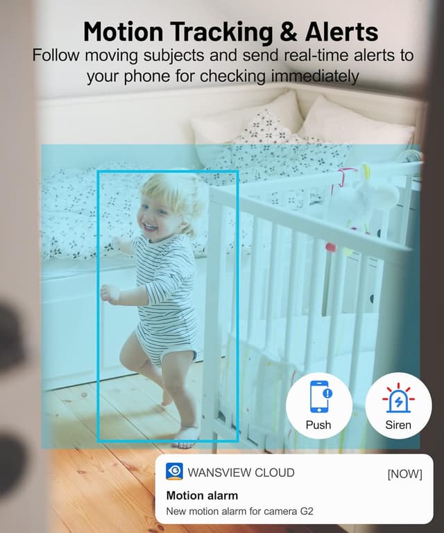 Detalle 2 de GALAYOU G2 2K Pet Camera with 360° tracking