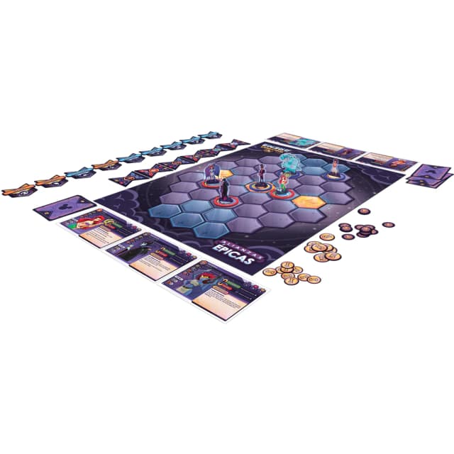 Detalle de USAOPOLY Sorcerer's Arena: Alianzas Épicas — juego de mesa 🎲