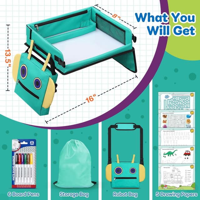 Thumbnail 6 de COOLJOY Toddler Car Seat Travel Tray