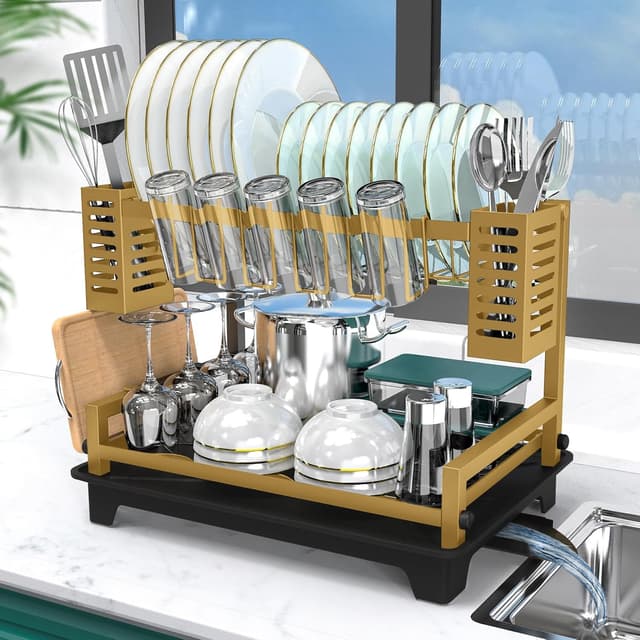 Thumbnail 6 de B-Land 2-Tier Dish Drying Rack