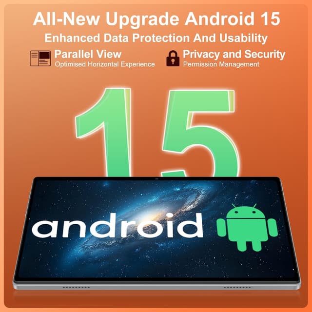 Detalle de JUSYEA Tablet 10 inch Android 15 30GB RAM