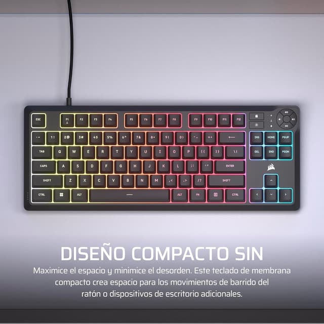 Thumbnail 2 de Corsair K55 Core TKL Teclado Gaming RGB