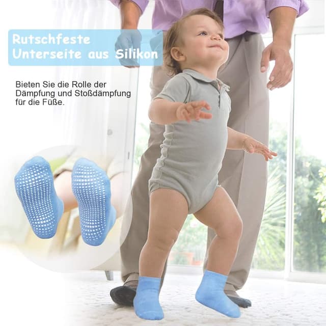 Thumbnail 3 de GRPSKCOS Rutschfeste Socken Kinder 12 Paar