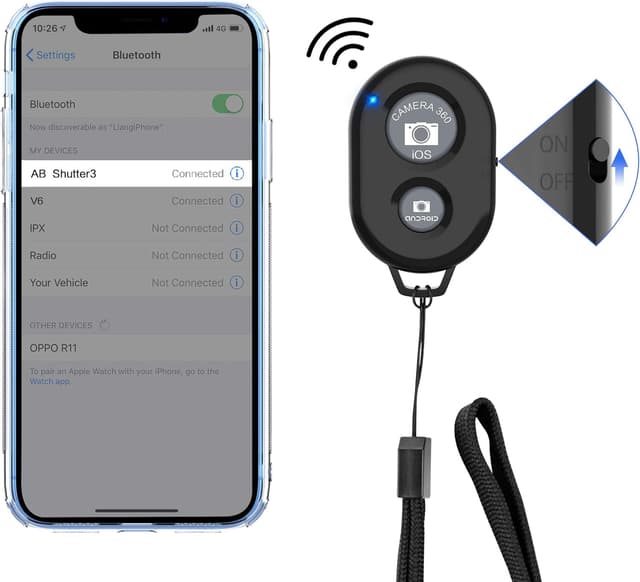 Detalle 2 de Zttopo Bluetooth Camera Remote Clicker