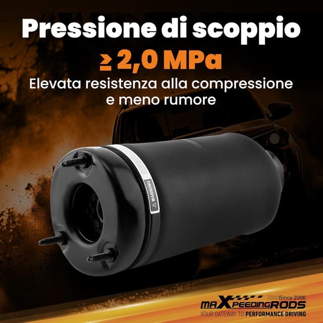 Detalle 2 de maXpeedingrods 2 sospensioni pneumatiche posteriori Airmatic sigillate per Mercedes ML/GL Classe W164