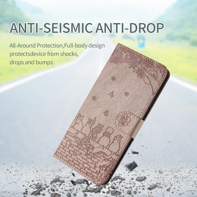 Detalle 2 de Galaxy A20e wallet case with 3 slots