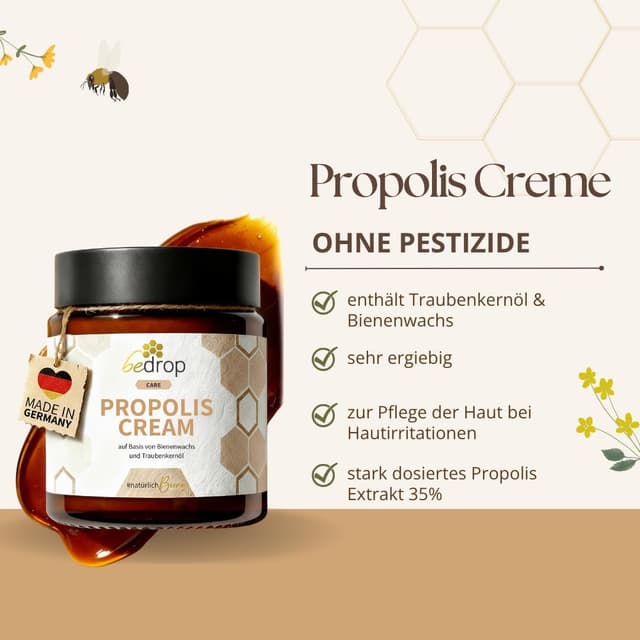 Detalle 2 de bedrop Propolis Cream bei Akne Neurodermitis 60 g