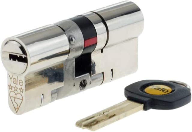 Detalle de Yale B-YS3-3535N Anti-Snap Euro Double Cylinder (35:35, 70mm) nickel finish