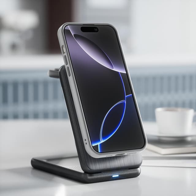 Thumbnail 6 de Tigratigro Cover magnetica per iPhone 15 Pro compatibile MagSafe, trasparente sottile antiurto Argento