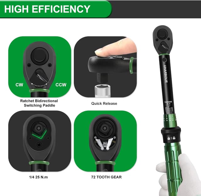 Thumbnail 1 de Uharbour Bike Torque Wrench Set 3–25 Nm