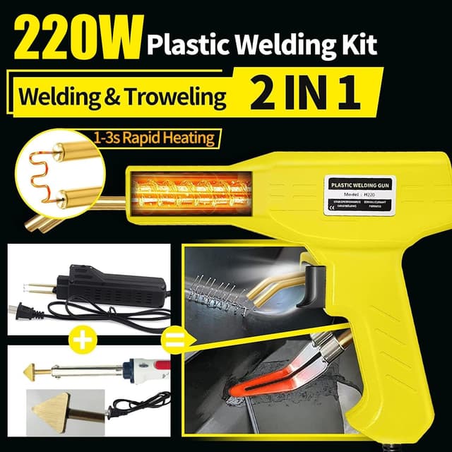 Detalle 2 de 220W Kunststoff Schweißgerät 2‑in‑1 für Auto
