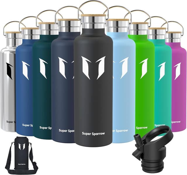 Detalle de Super Sparrow Botella Agua Acero Inoxidable 750 ml