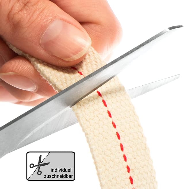 Detalle de COM-FOUR® mèche de rechange pour lampes à huile et torches de jardin (500 cm x 20 mm)