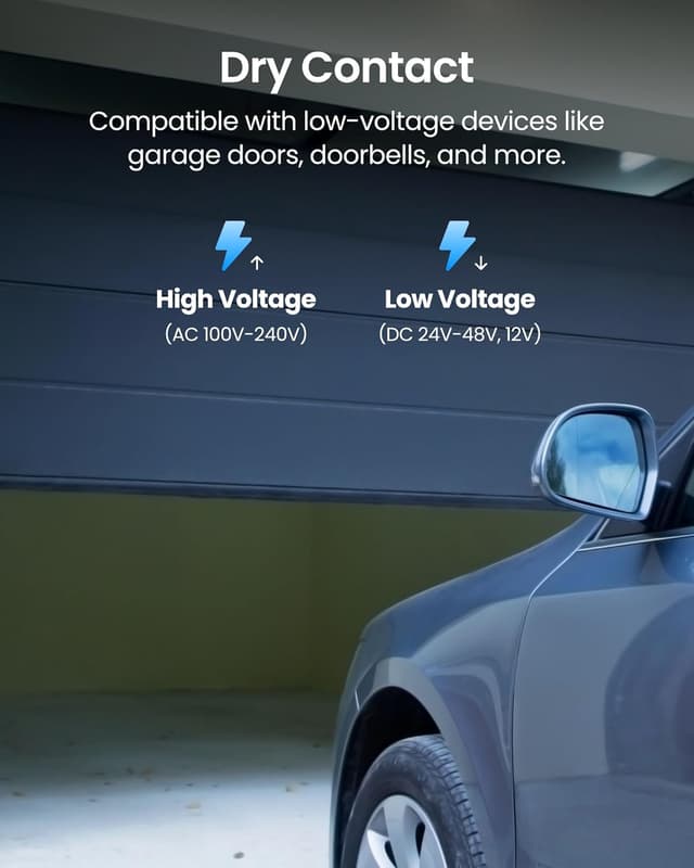 Detalle 2 de SwitchBot Smart Relay Switch 1 (2 pack) – Wi‑Fi & Bluetooth relay module with built-in hub