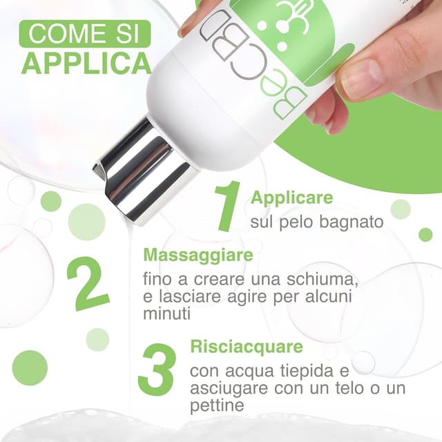Thumbnail 5 de BeCBD Shampoo naturale per cani 250 ml