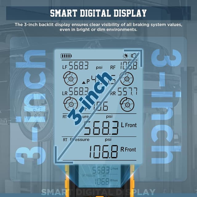 Thumbnail 6 de PT660 Bremsdruckmessgerät 0–3045 PSI